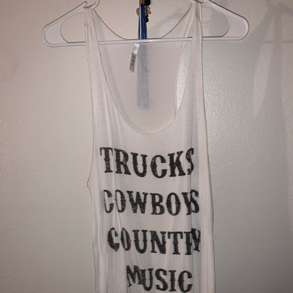 Trucks, Cowboys, Country Music Tank